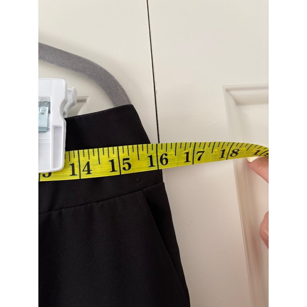 Calvin Klein Women’s Black Pull On Straight Career Pants Size M Stretch Office - Picture 4 of 7